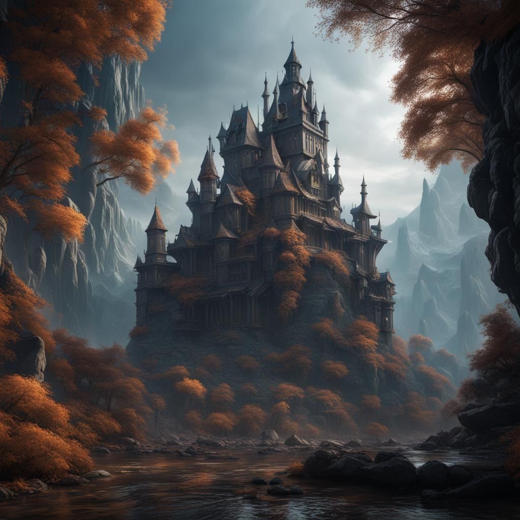Fantastical Phantom in Detailed Matte Painting