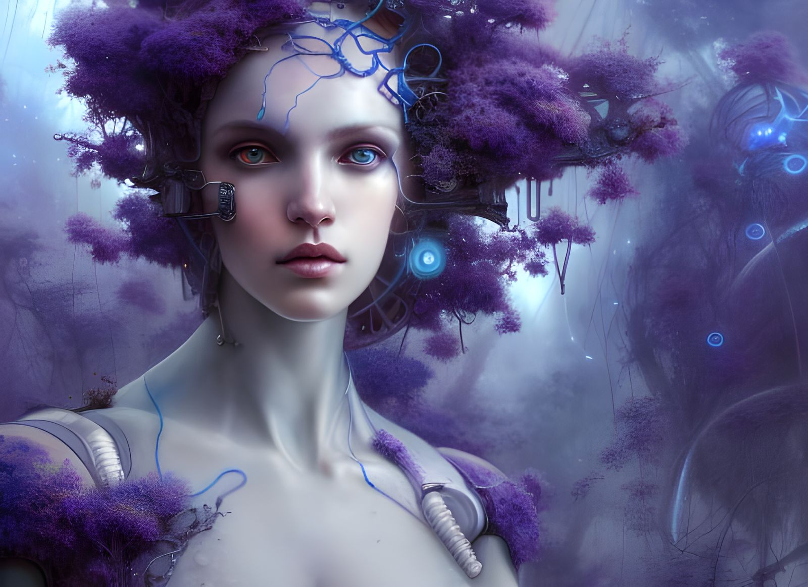 Expressing violet thoughts