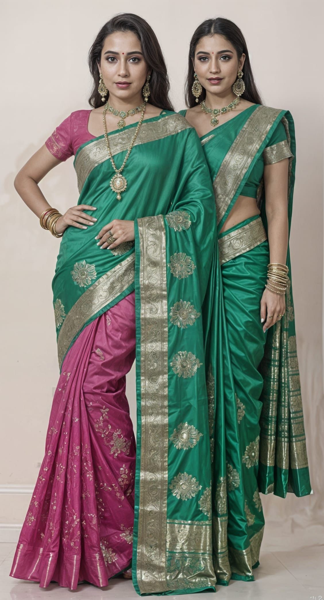 Glamorous Indian Transgender Women in Sarees