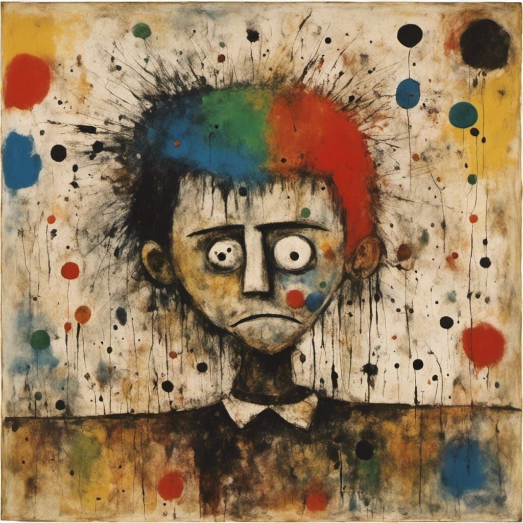 Grumpy Teenager Portrait