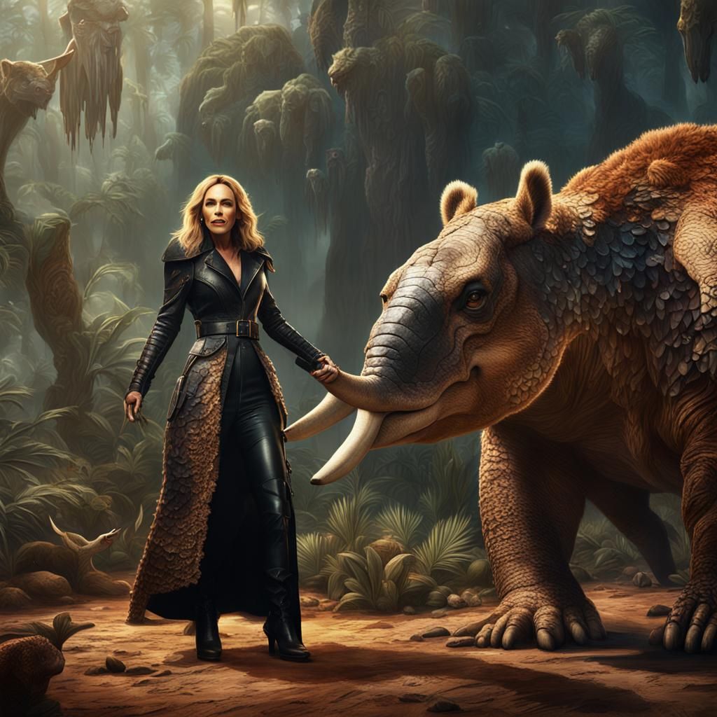 Kylie Minogue and Australian Megafauna: Detailed Digital Pai...