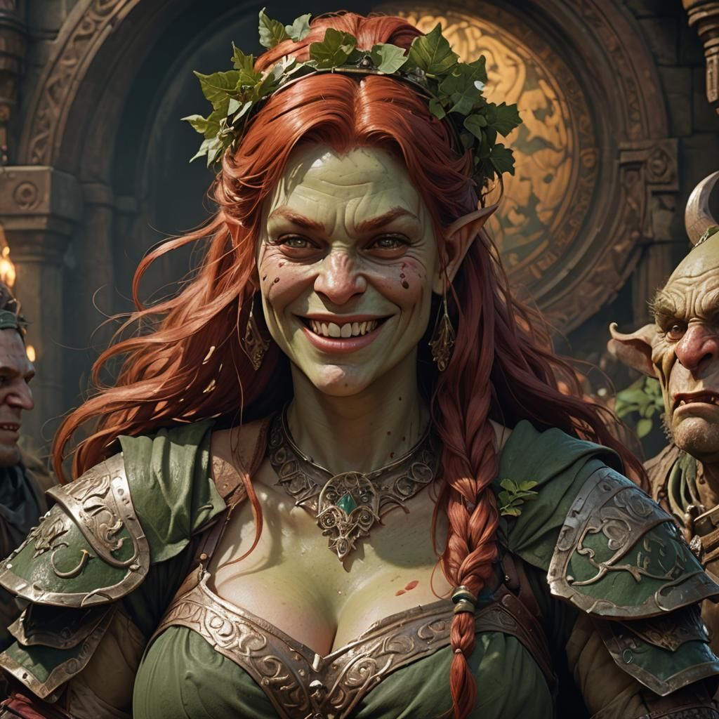 Fiona the Ogre: A Dark Fantasy Portrait