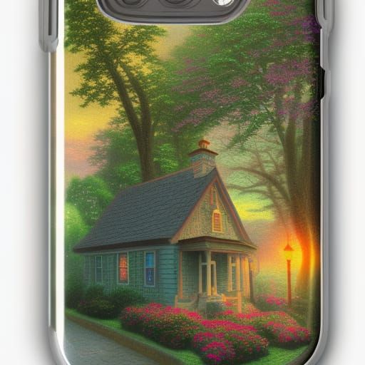 Photorealistic Cell Phone Case in Luminist Style