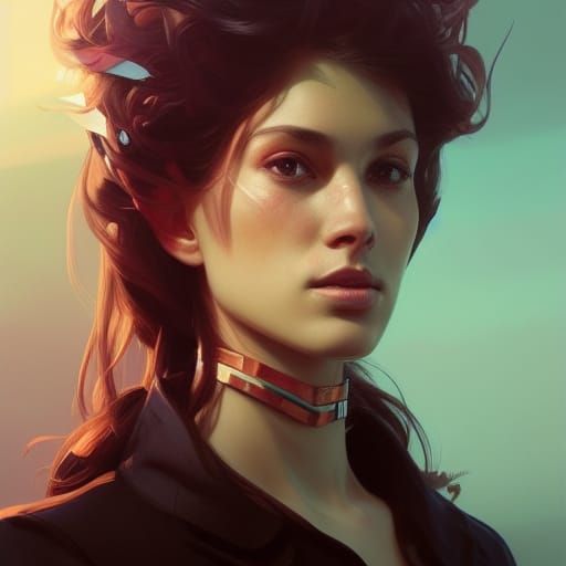 Detailed Portrait with Dynamic Lighting