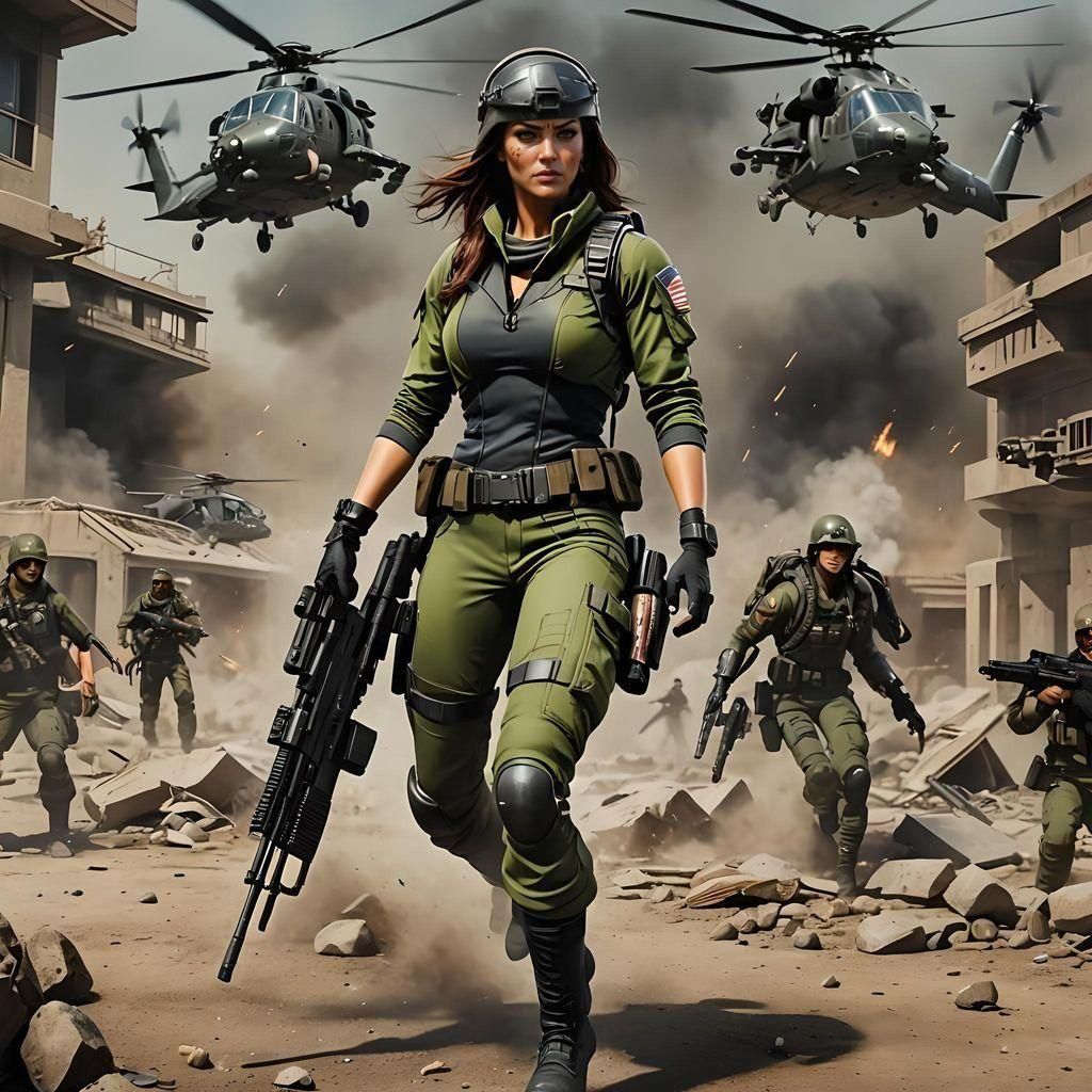 Female G.I. Joe Ready for Battle