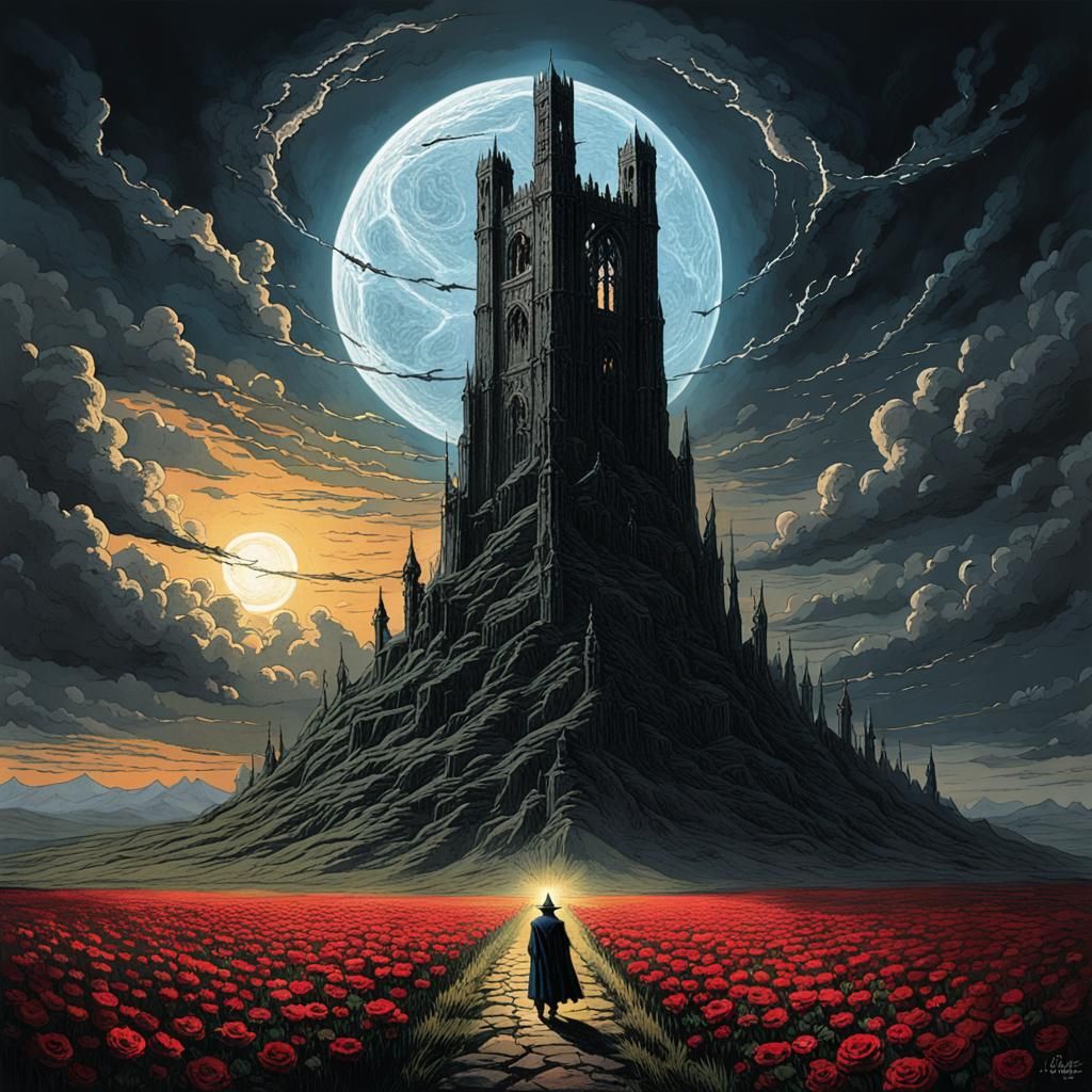 Dark Tower at World's End: Gothic Horror Scene