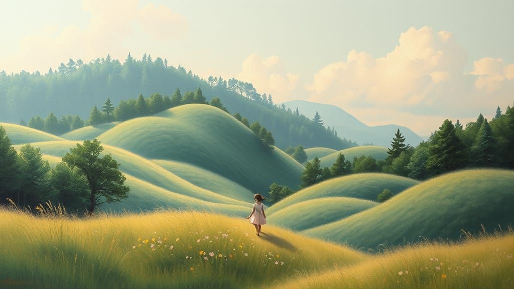 Dreamlike Landscape Inspired by Mulgil Kim