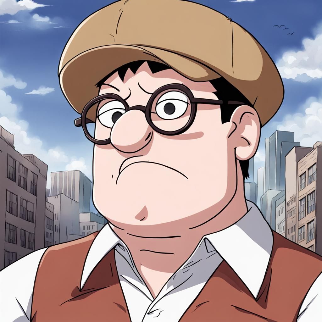 AI-Generated Fusion of Cartoon Characters in Anime Style