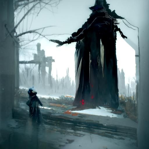 Sinister Image in the Style of Greg Rutkowski