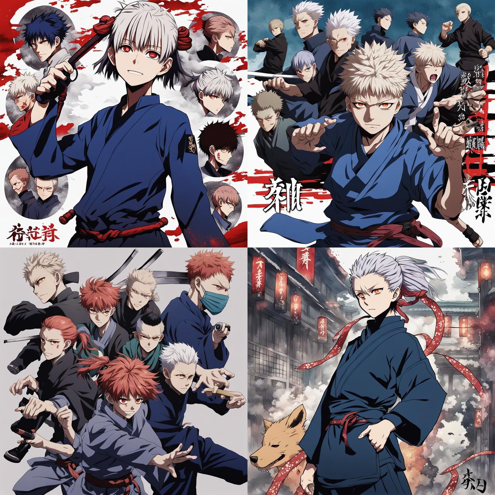 Jujutsu Kaisen Female Character in Anime Key Visual Style