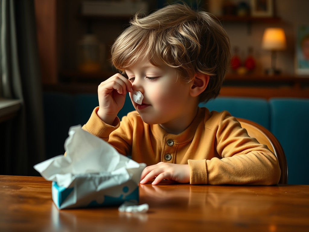 Childhood Whimsy: Dancing Tissues and Nose-Picking