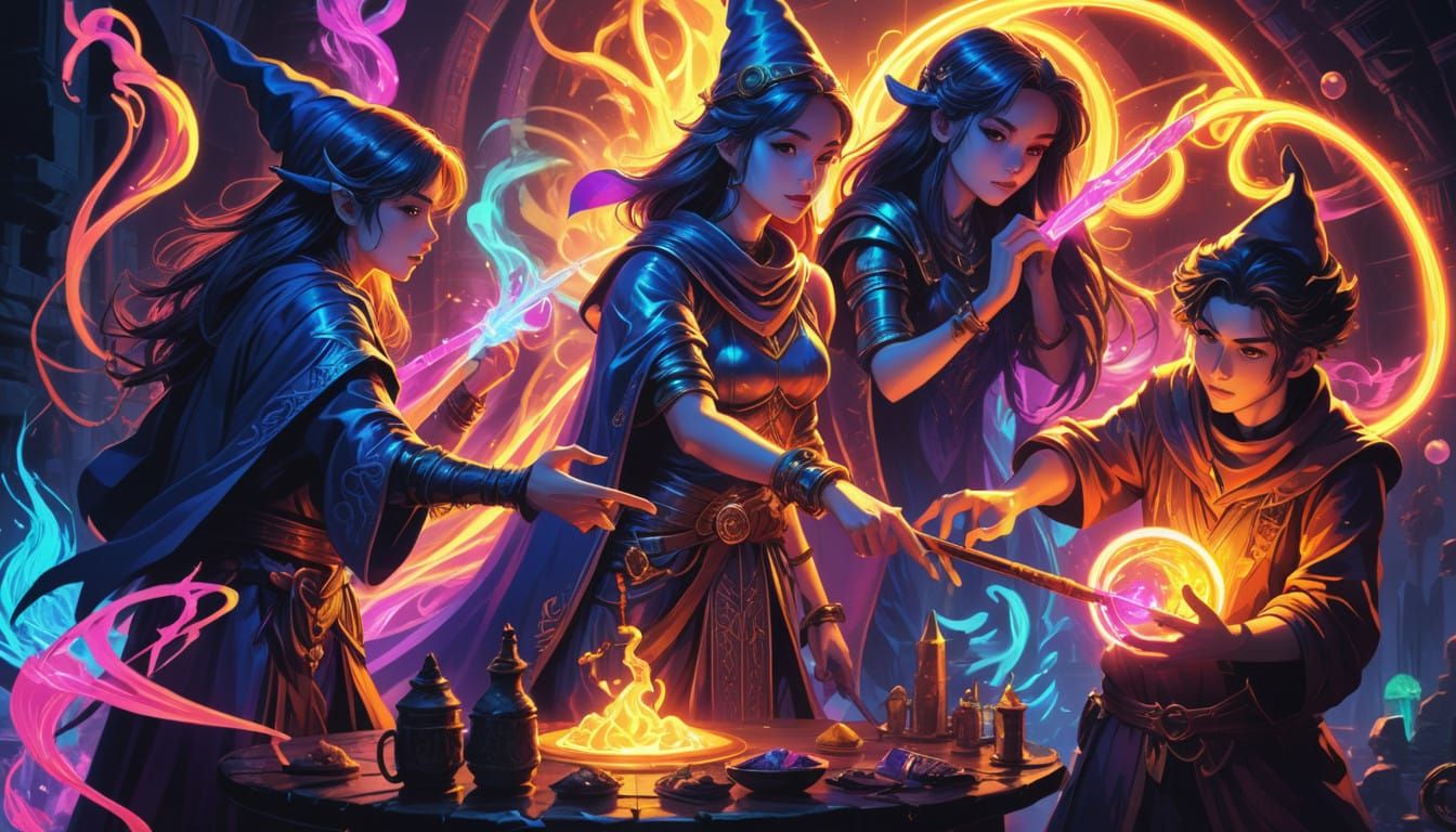 Magical Mayhem Unfolds in a Wizard's Brawl