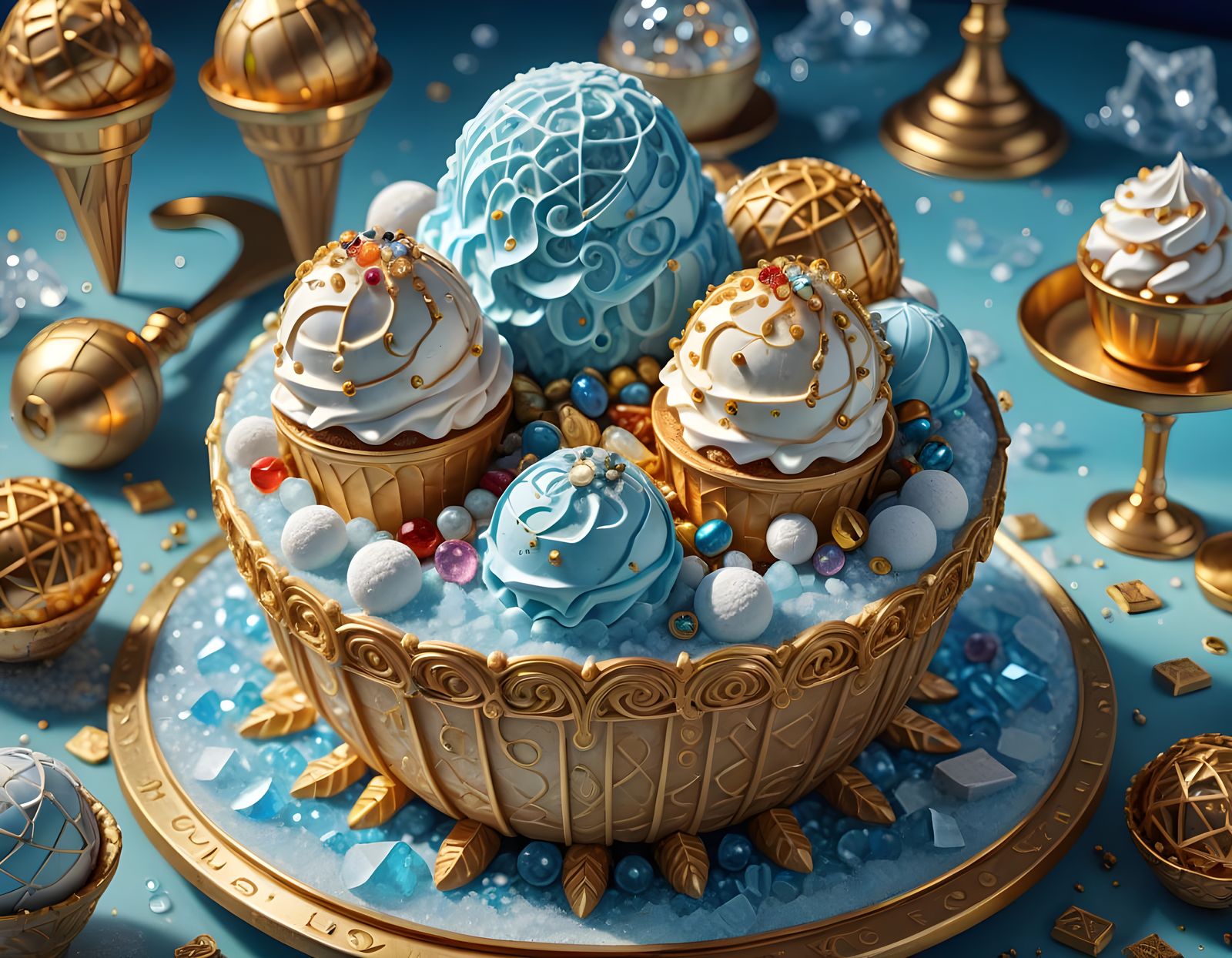 Edible Cryptex: Da Vinci Code in Ice Cream