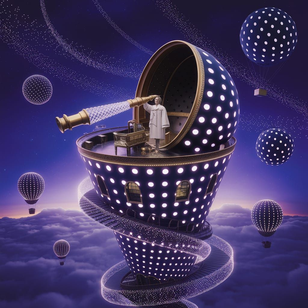 Dreamscape: Polka Dot Observatory Mapping Dot Constellations