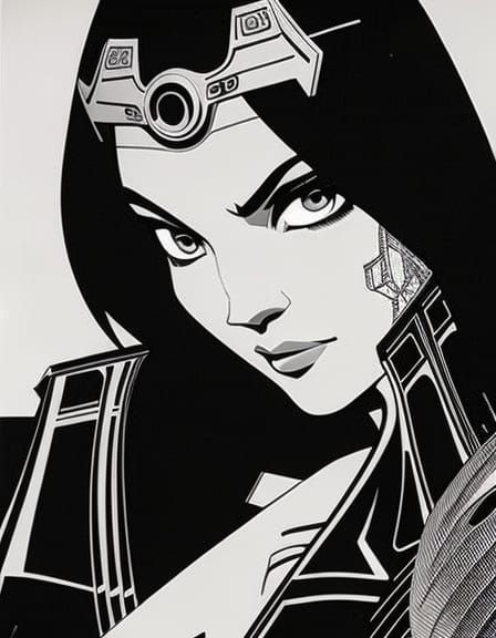 Alita Prepares for Motorball Race: Splash Art