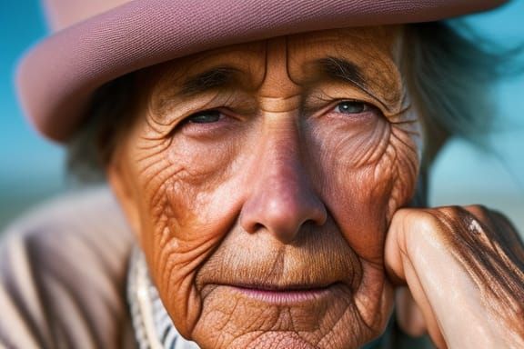 Portrait of an old man