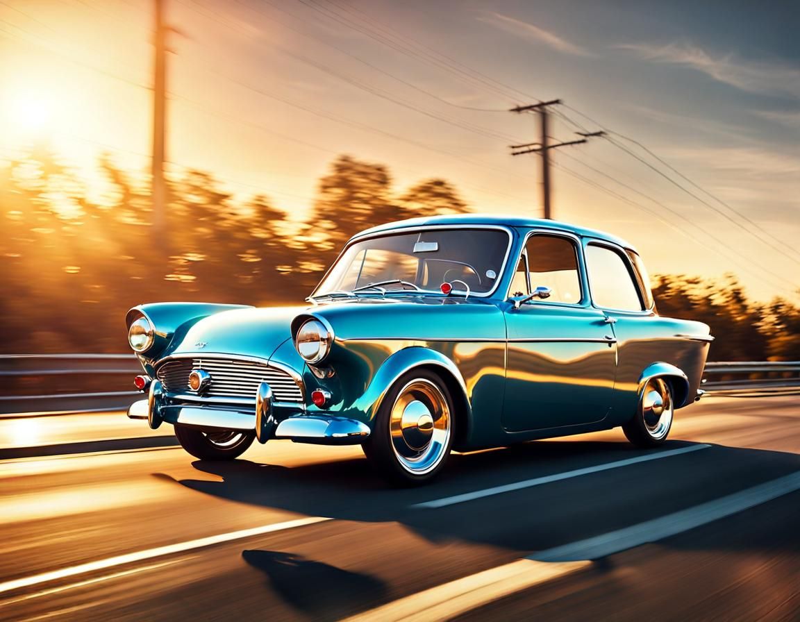 Ford Anglia: Retro-Futuristic Automotive Masterpiece