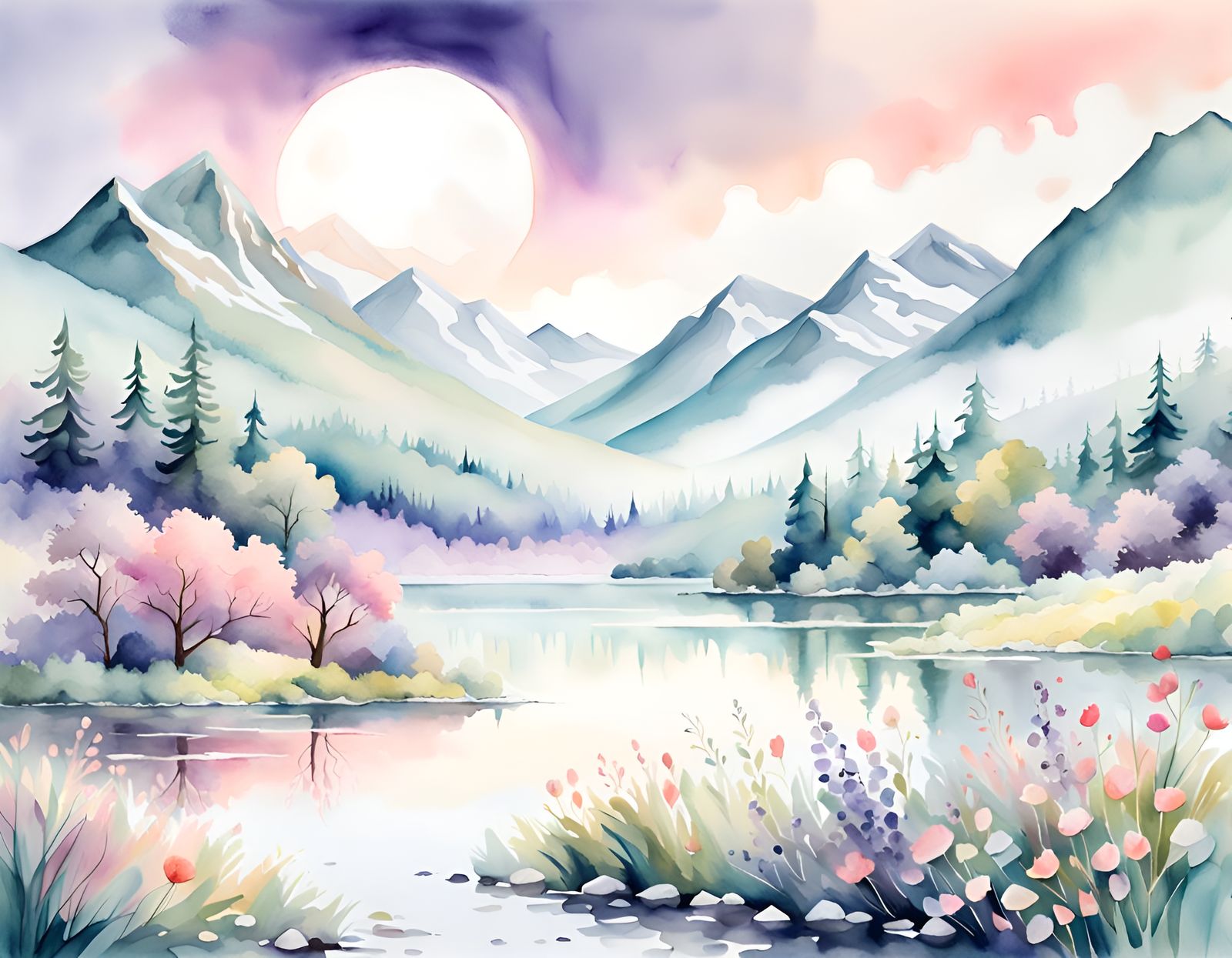 Lake District, Mountains, Spring Beauty.