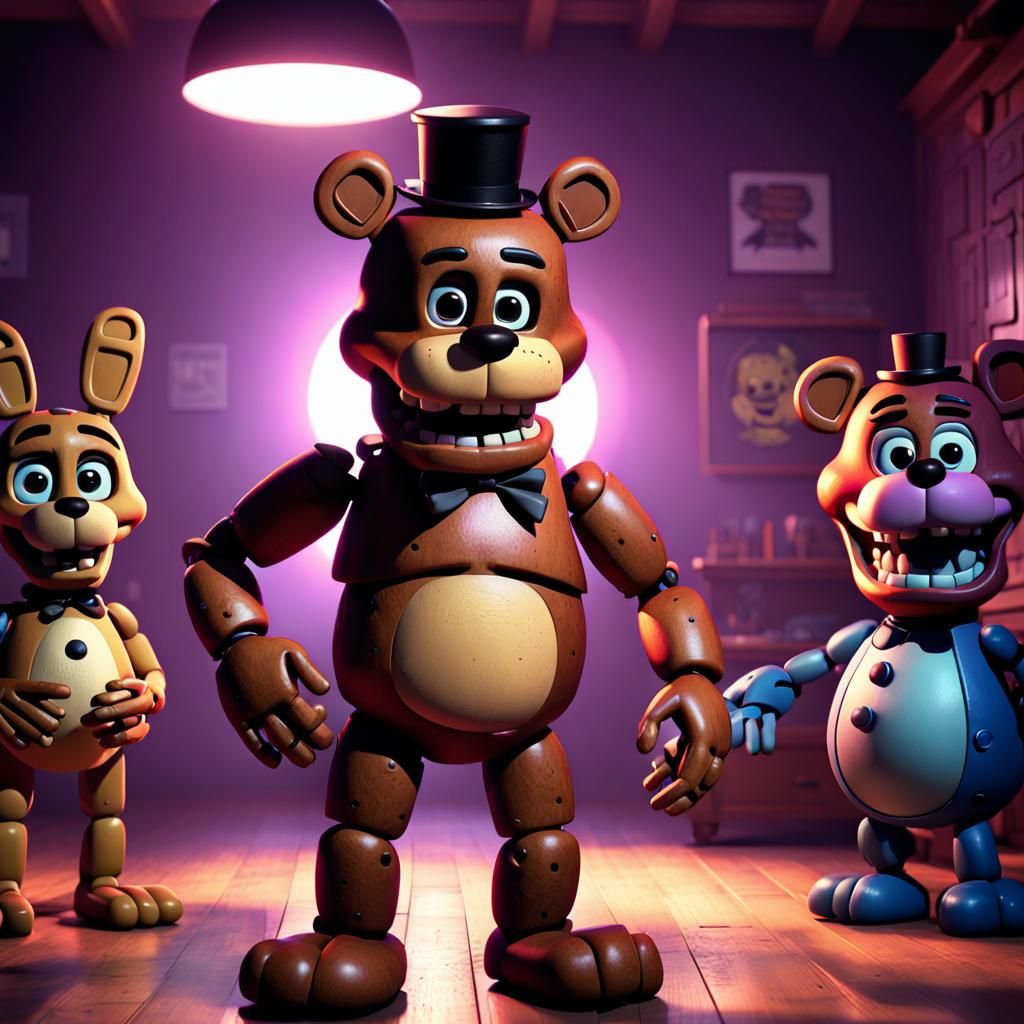 Five Nights at Freddy’s Reimagined as Pixar 3D Art