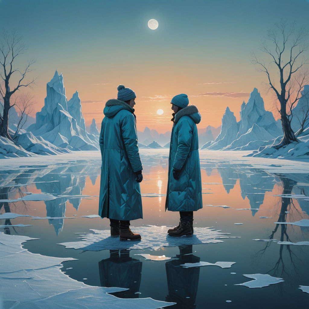 Frozen Figures in Winter Harmony