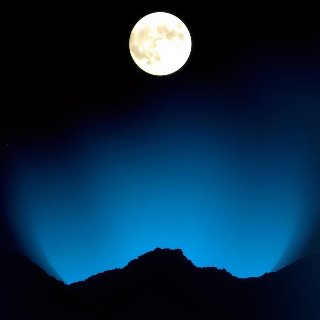 Phases of the Moon in Space