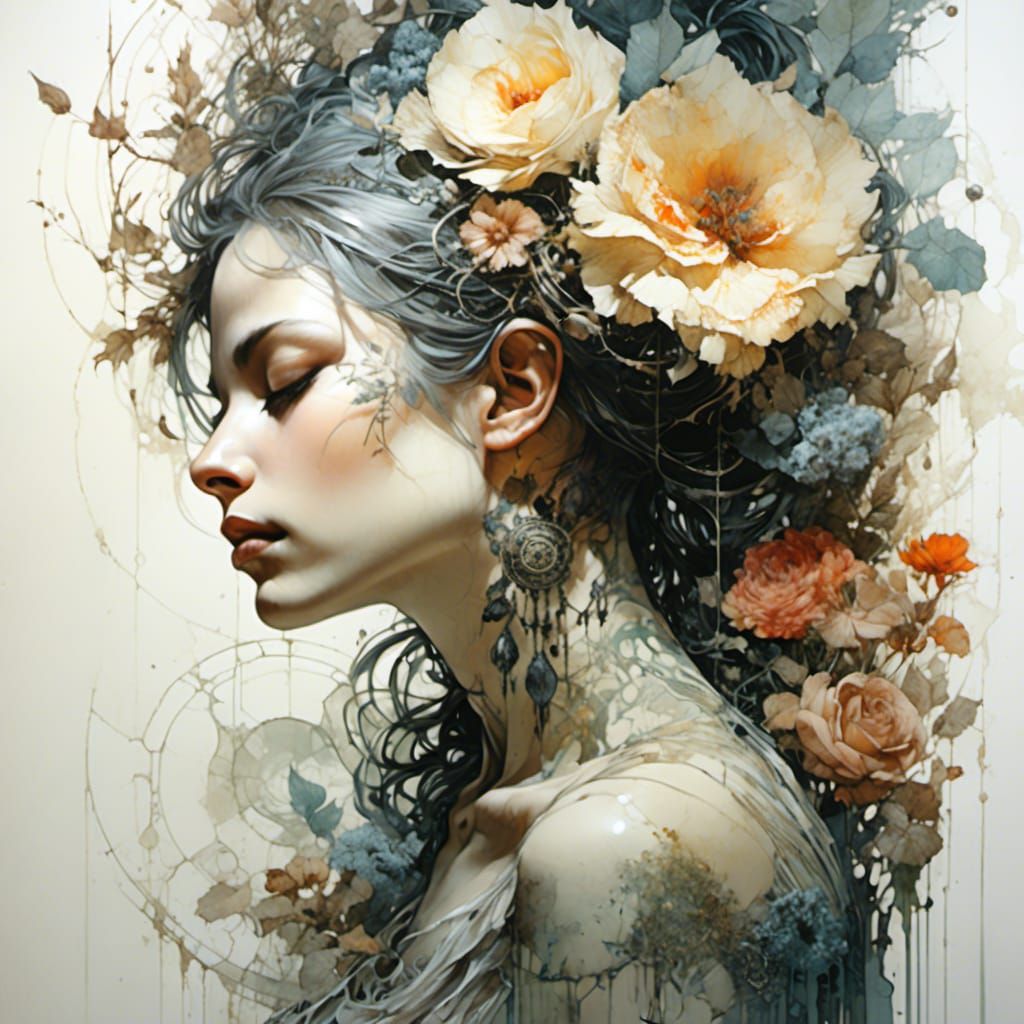 Flora and Fauna Portrait