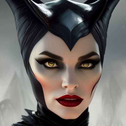 Vampire Mistress Portrait in Hyperdetailed Digital Art