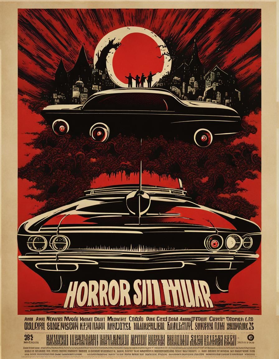 Creepy Analog Horror Movie Poster