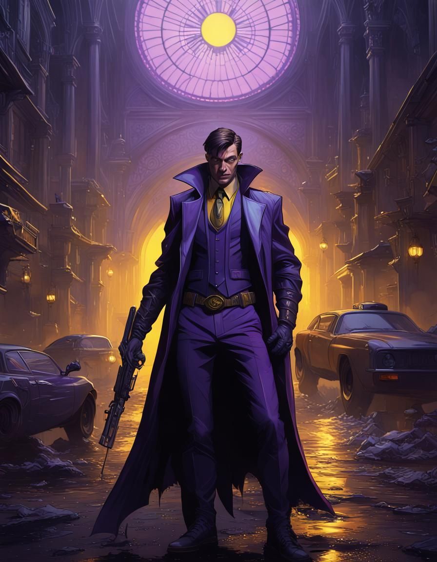 Terry McGinnis in Neo-Gotham: Dark Fantasy Concept Art