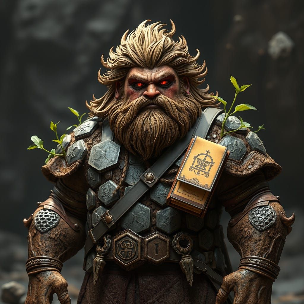 Earth God with Robust Build and Earthy Form