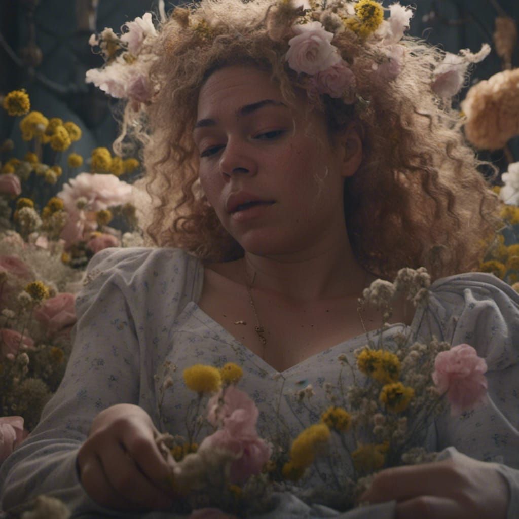 Persephone Conversation in Dark Fantasy Style