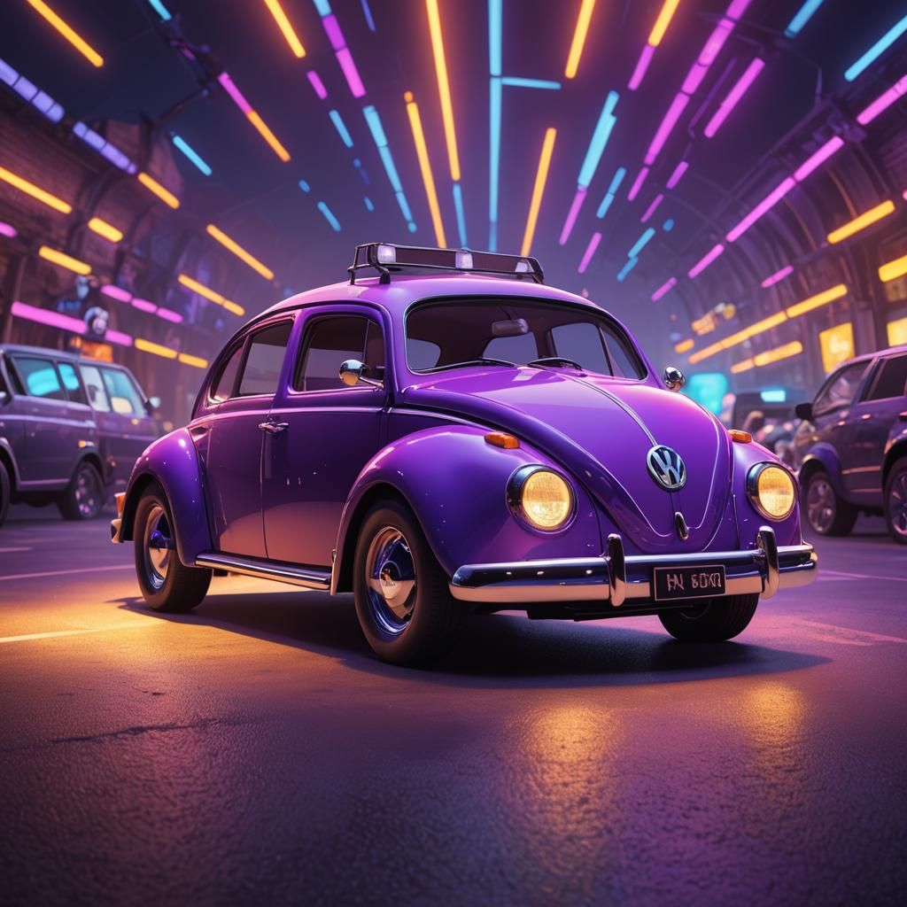 Gabriel Iglesias as Volkswagen: Pixar-Style Concept Art