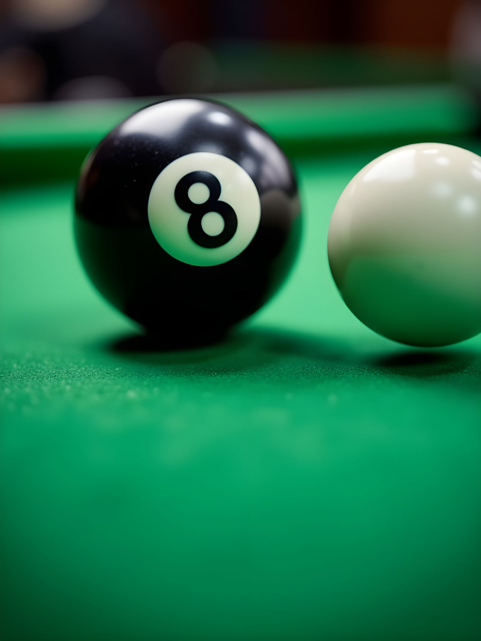 8 ball, corner pocket