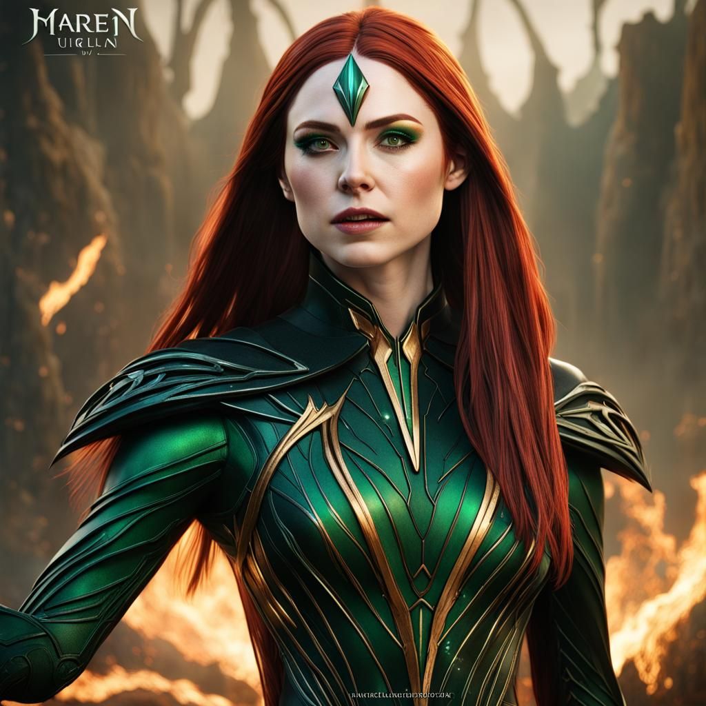 Karen Gillan as Hela: Fantasy Concept Art