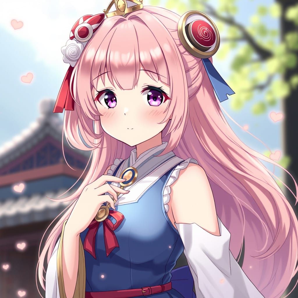 Hyper Realistic Kawaii Taitō Ward Princess in Anime Style