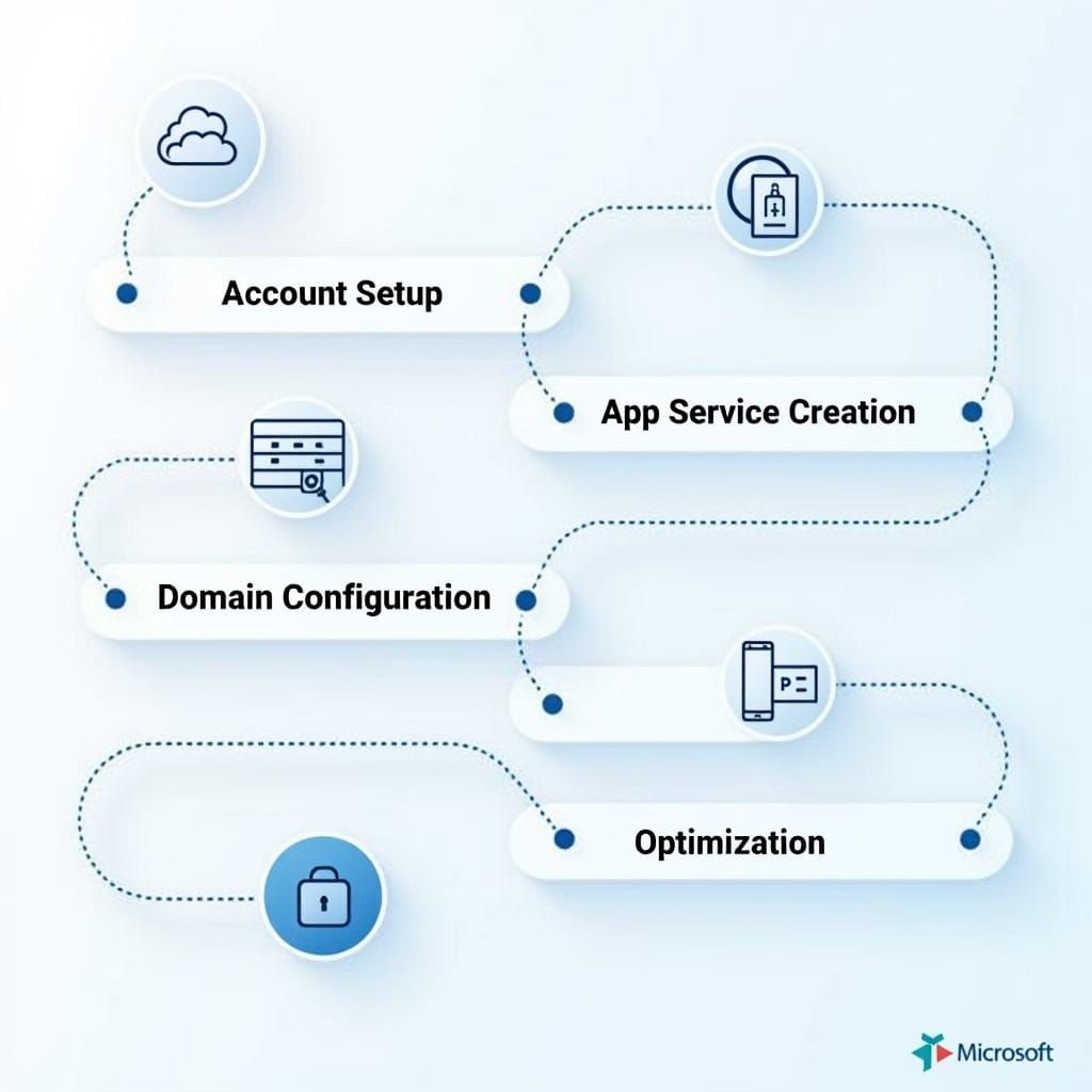 Deploying a Web Application on Microsoft Azure: Infographic