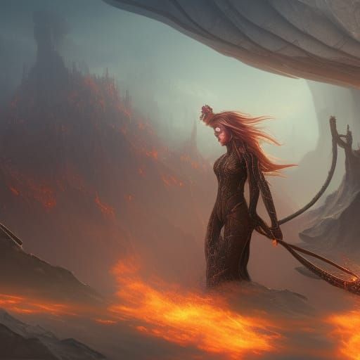 Fantasy Portrait of a Beautiful Woman in 8K