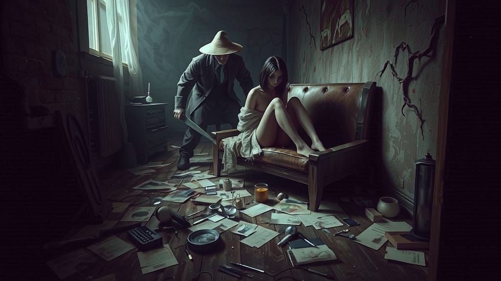 Dark Fantasy Realm in a Turbulent Mind