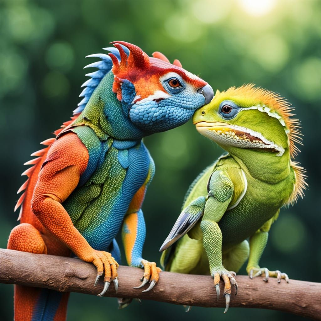 Diverse Companionship: Animals of Different Species Connect