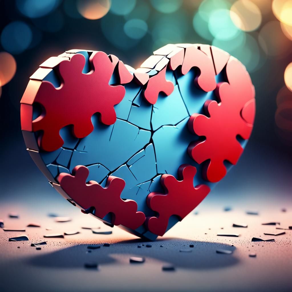 Puzzle heart