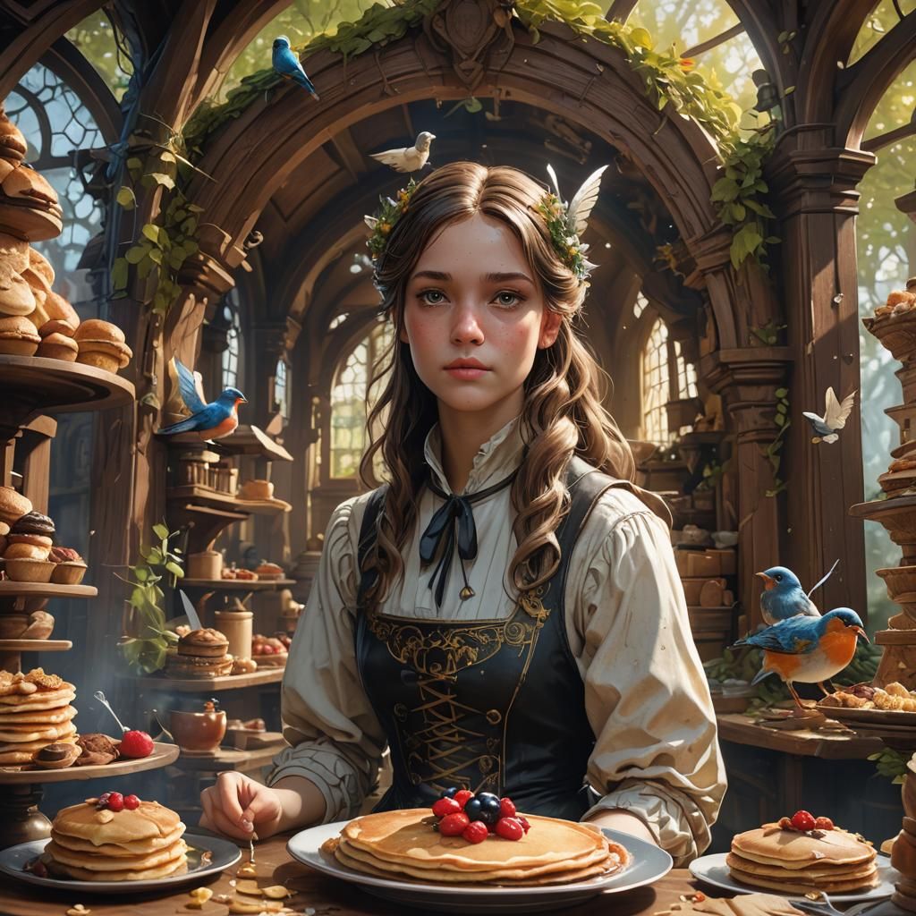 Pancakes in the Black Forest.