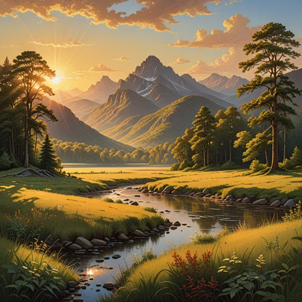 Surreal American Landscape Revealed in Golden Dawn Light