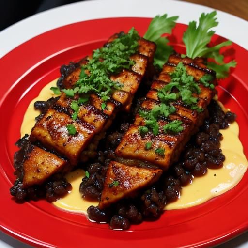 Colorful Still Life of Food