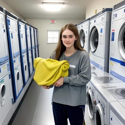 Keira Swan and Laundry Day: An AI Interpretation