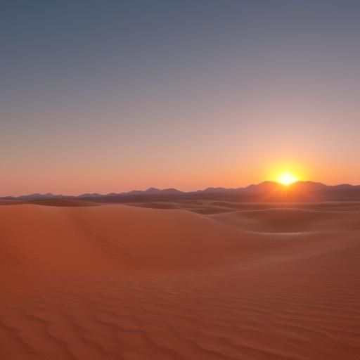 Warm Desert Sunrise