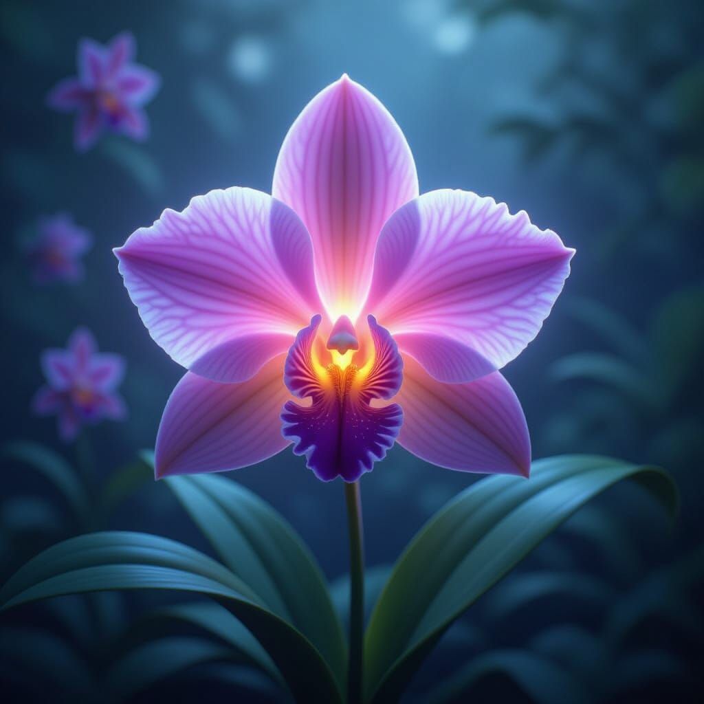 The Dragon Orchid glows with mystery — where art and nature ...