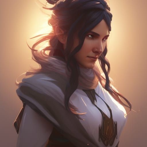 Vox Machina Portrait in Digital Art Style