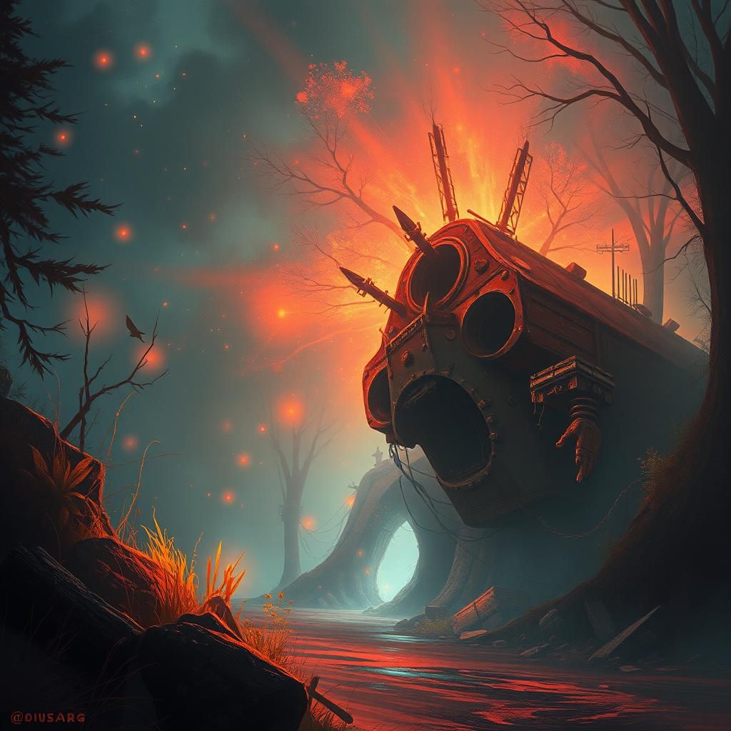 Ethereal Atmosphere in Dreamy Art Style