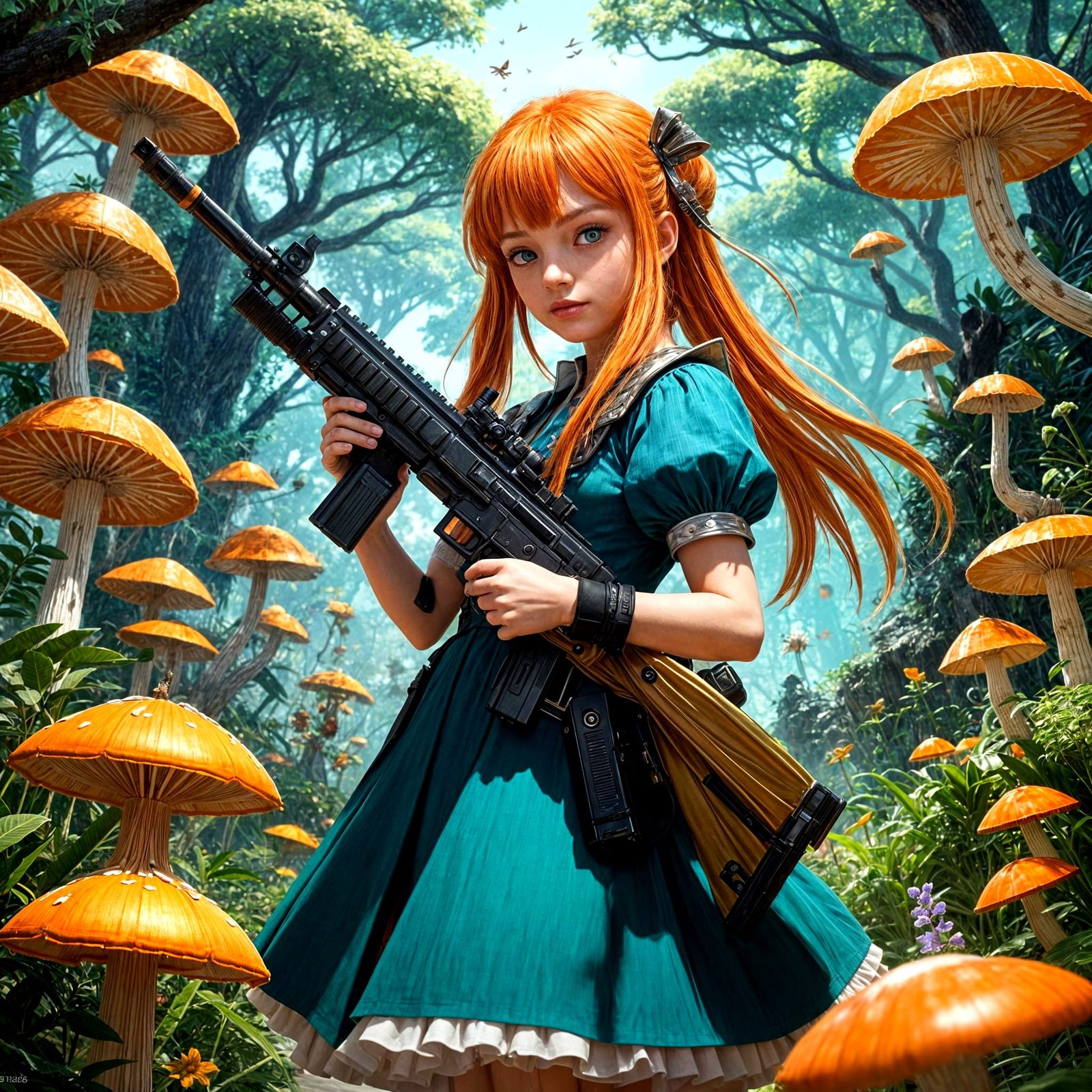 Fearless Alice in Wonderland Wields Power in a Vibrant Wonde...