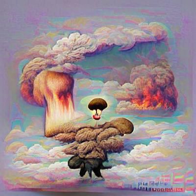 Mushroom Cloud Generated by AI